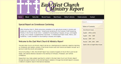 Desktop Screenshot of eastwestreport.org