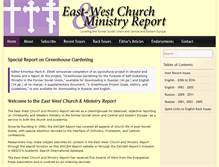 Tablet Screenshot of eastwestreport.org